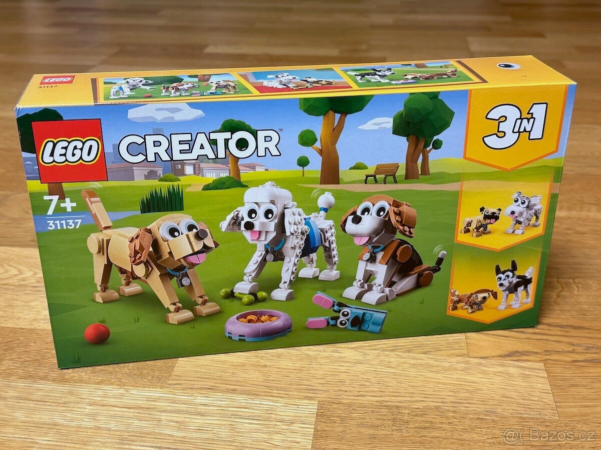 Lego Creator 3v1 31137 - Roztomilí pejsci