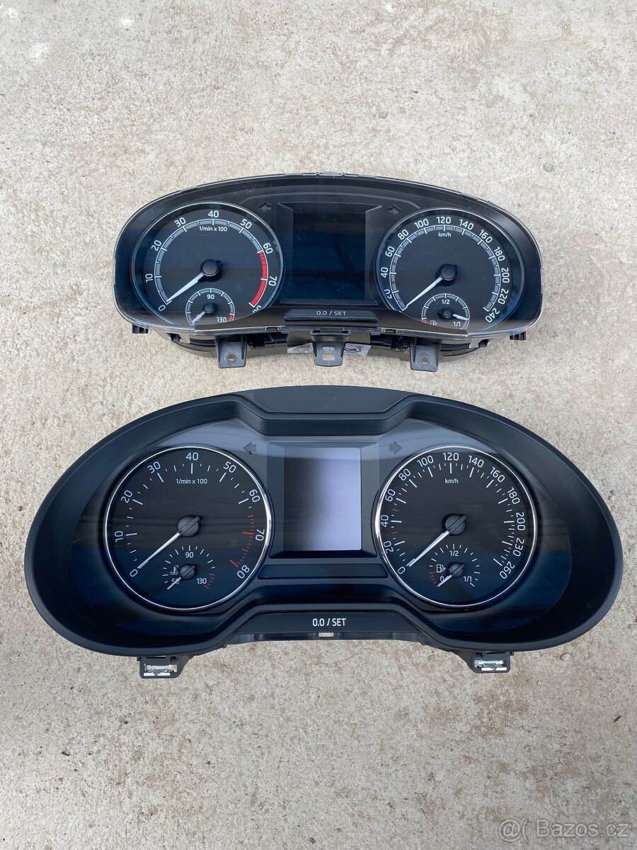 Budíky - Octavia 3 / Rapid / Fabia 3 / Golf 7
