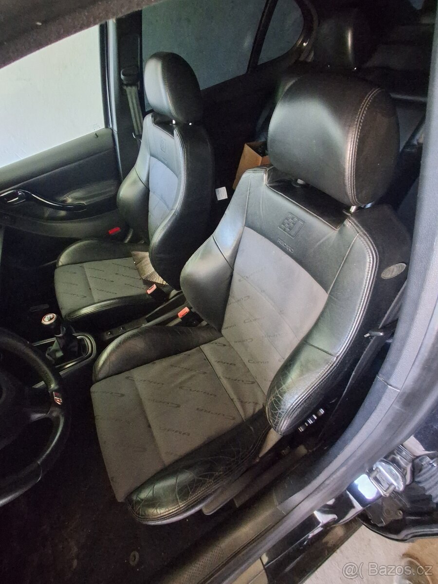 Recaro Cupra4 sedačky, Seat Leon 1m