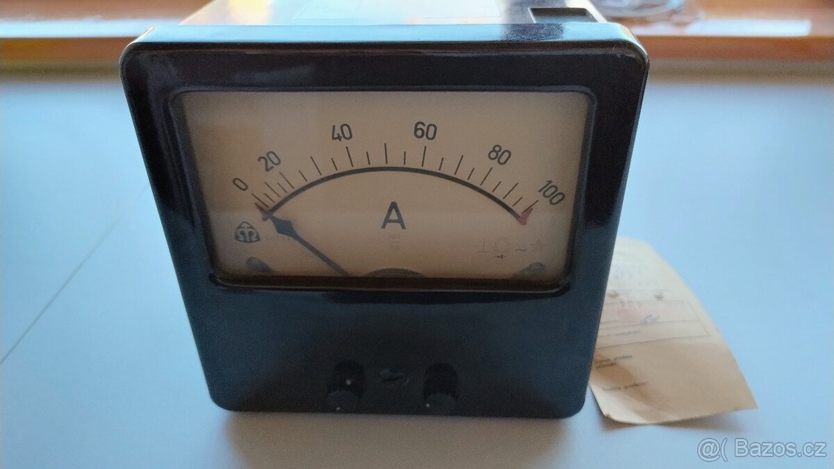 Analogový ampérmetr 100A