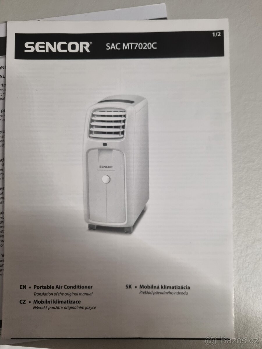 Mobilní klimatizace Sencor SAC MT7020C