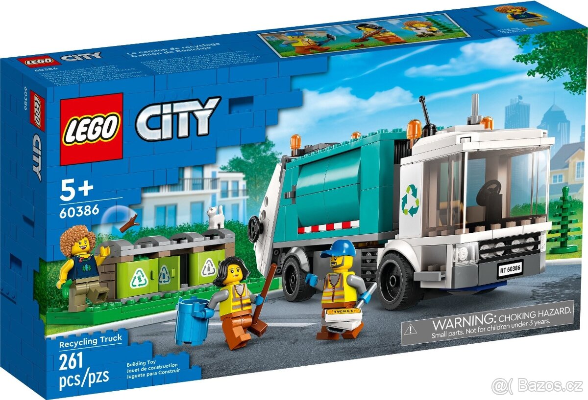LEGO City 60386 Popelářský vůz