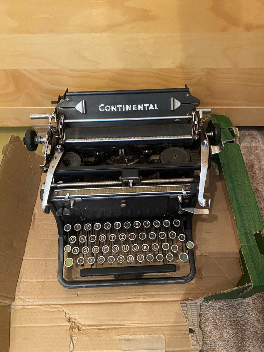Psací stroj Continental 1919 original