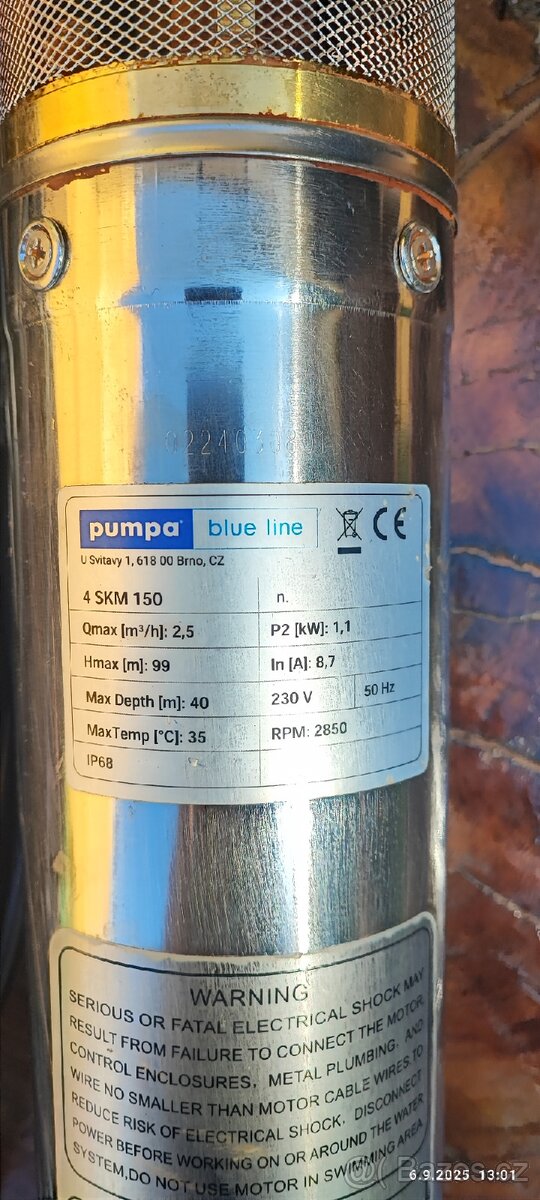 Čerpadlo,blu line 4 SKM 150