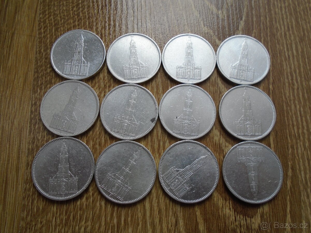 5 MARKY S VĚŽÍ 1934-D,E,F,J 1935-G