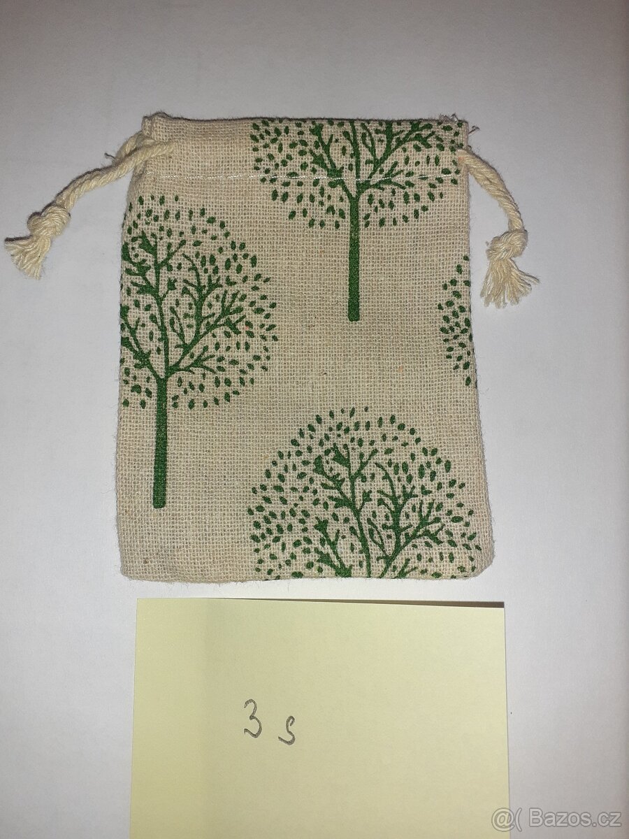 sáčky / pytlíky, materiál juta / len