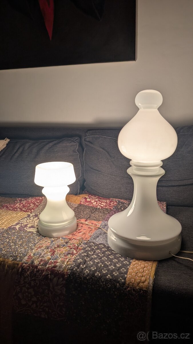 Retro lampy šachová figurka Střelec