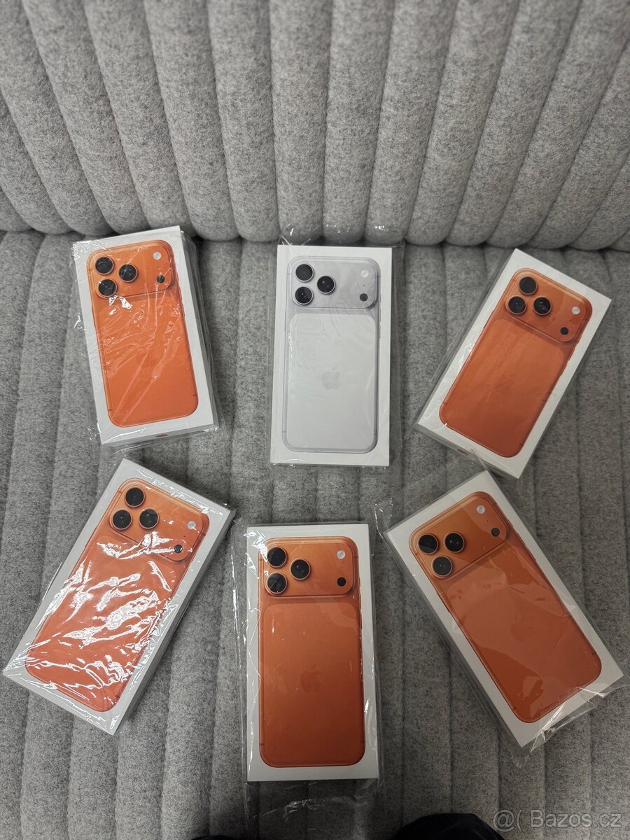 iPhone 17 Pro,17 Pro Max Orange/Silver 256/512/1TB/2TB
