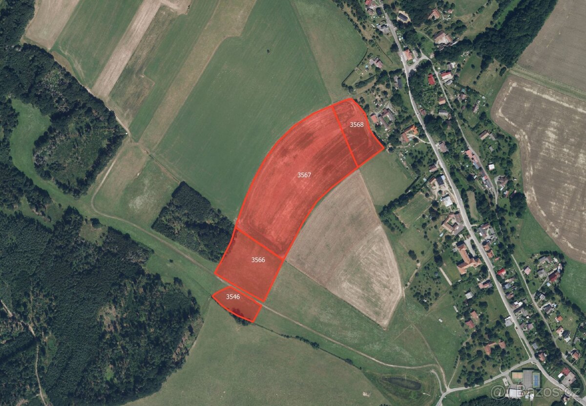 Zemědělská půda, prodej, Dubenec, Příbram