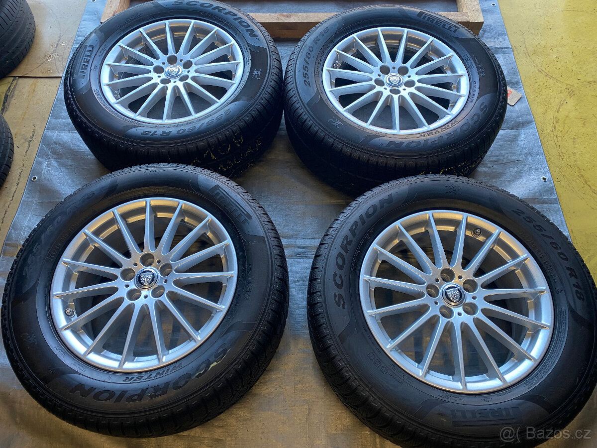 18 alu org. Jaguar 5x108 mm + tpms