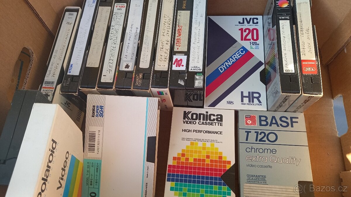 VHS kazety - verze T pro NTSC trh