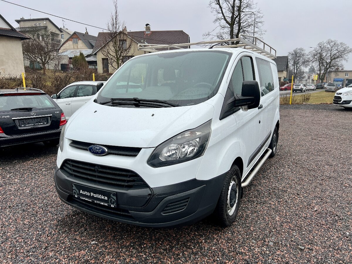 Ford Transit Custom 2.2d 6 míst L1, Klima, Stav