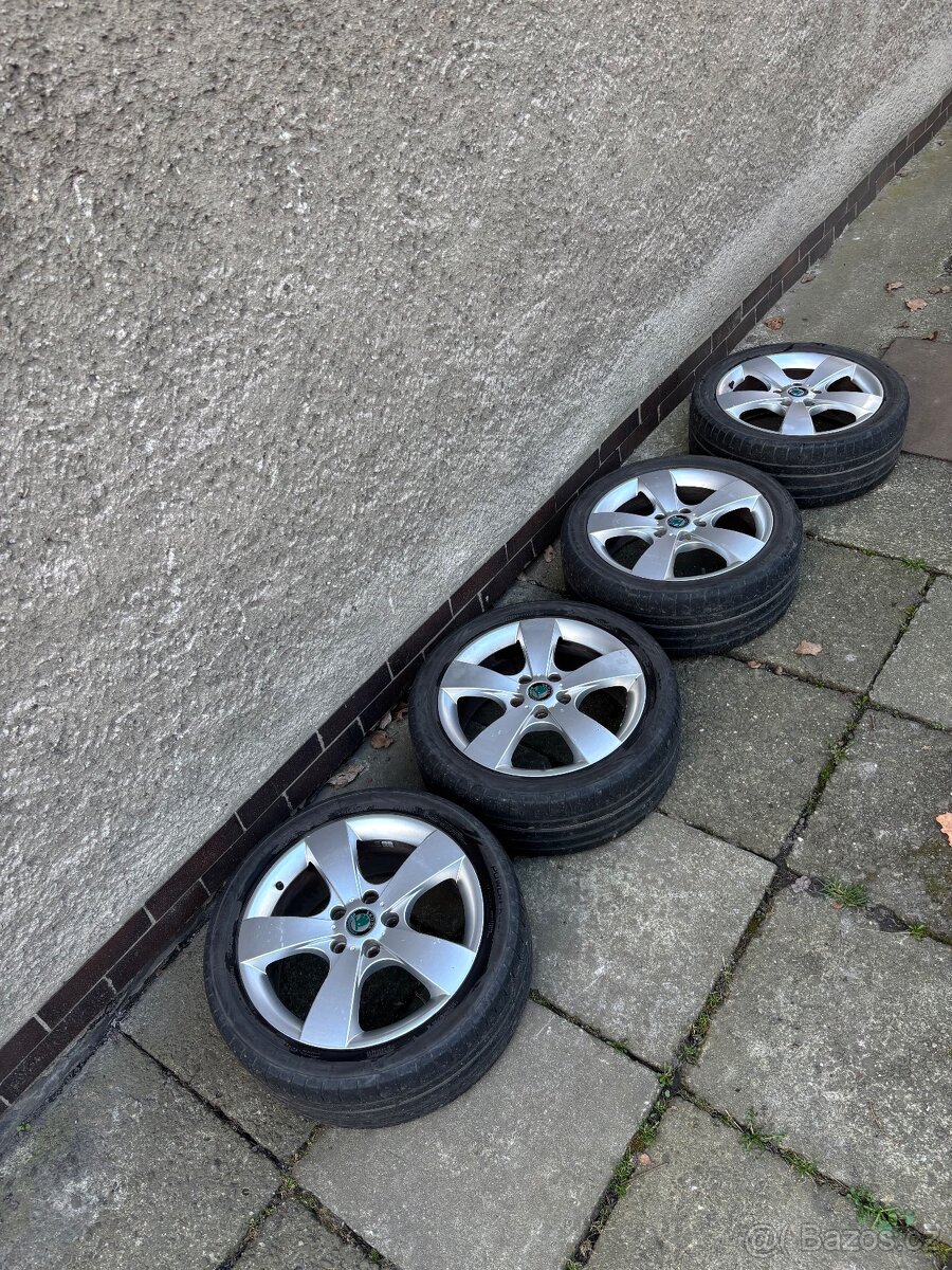 Originál Alu disky Škoda 5x112 R17