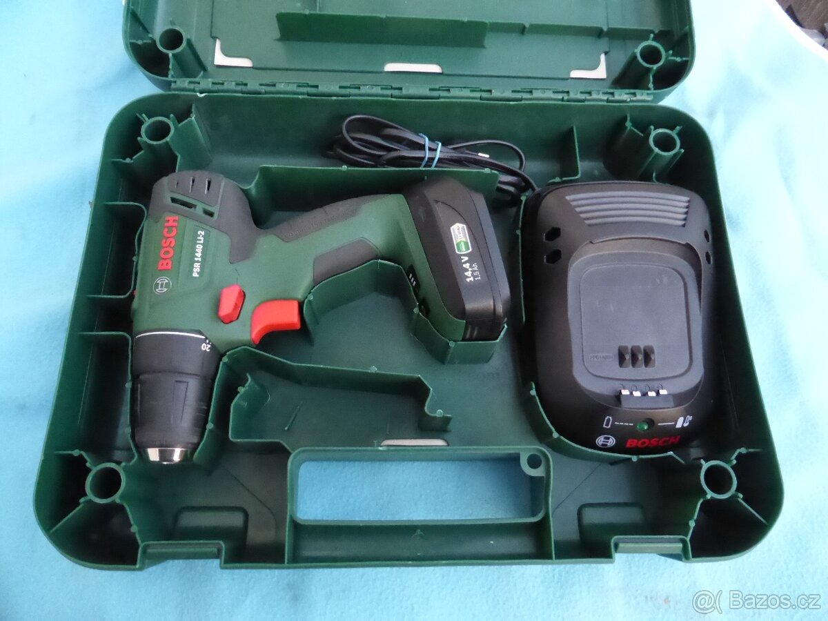 BOSCH PSR 1440 LI-2 akumulátorová vrtačka