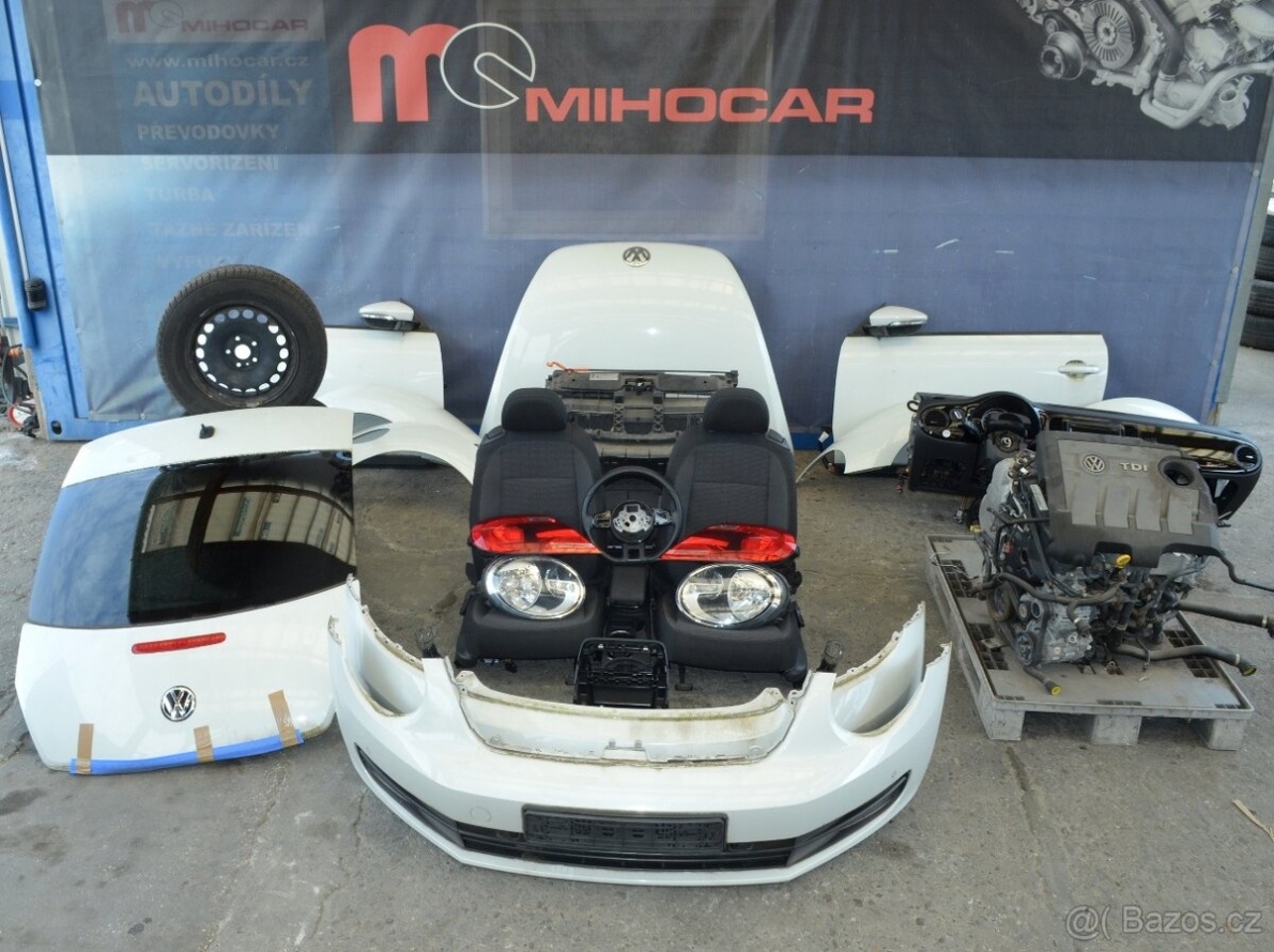 Prodám VW BEETLE (5C5) 2011-2016 náhradní díly