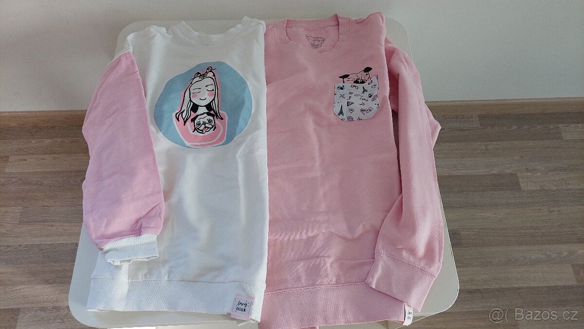 Dívčí mikiny Lucy Design - Lucy Pug, vel. S
