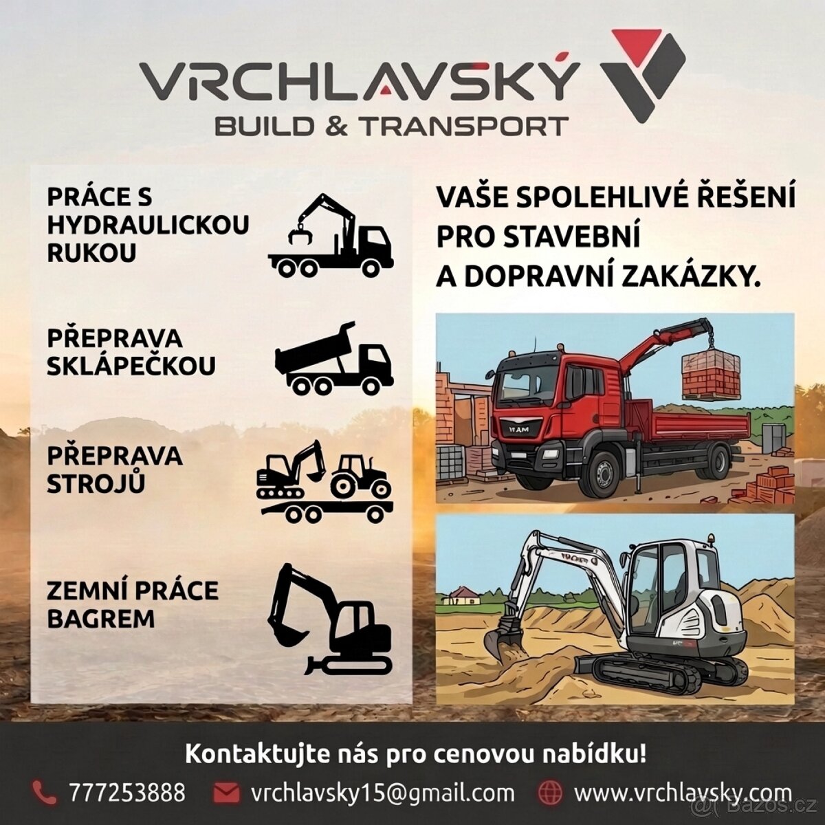 DOPRAVA - KONTEJNERY - PRÁCE S HR