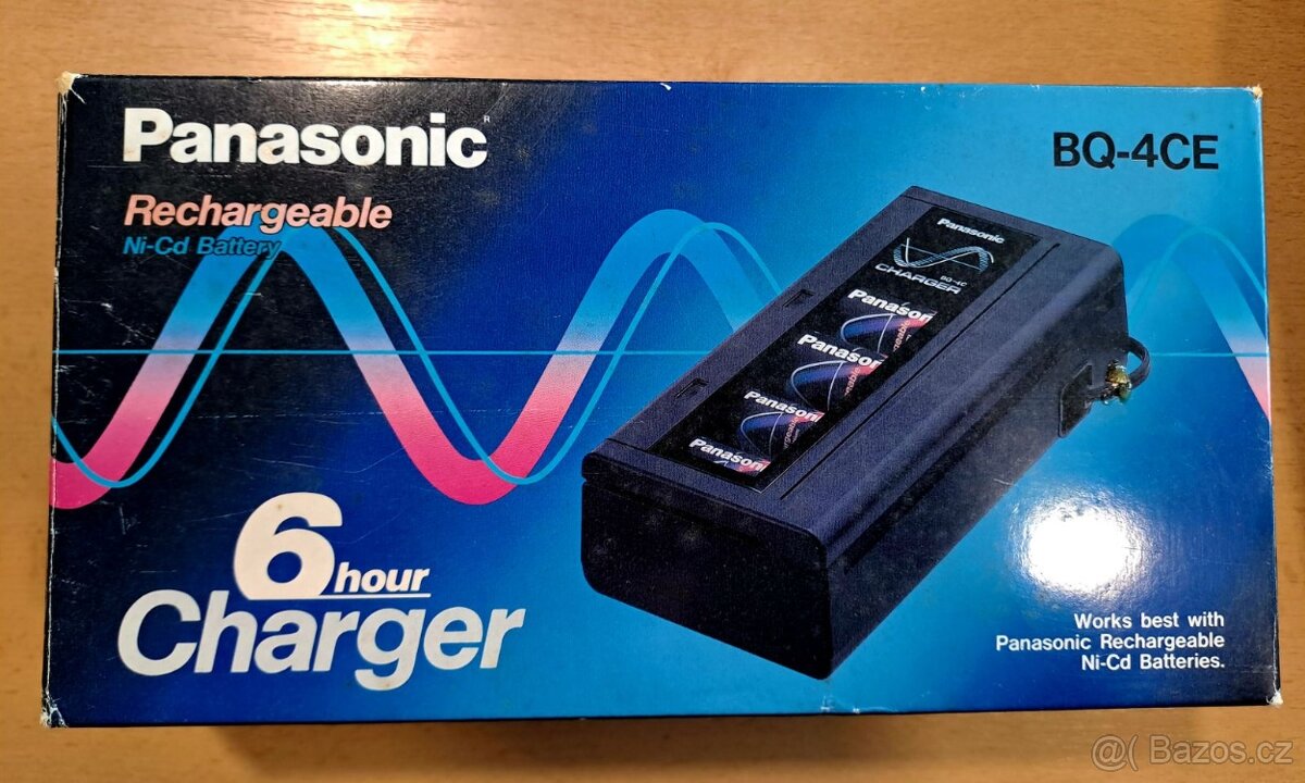 Nabíječka Panasonic BQ-4C pro AA, AAA, D, C a 9v baterií