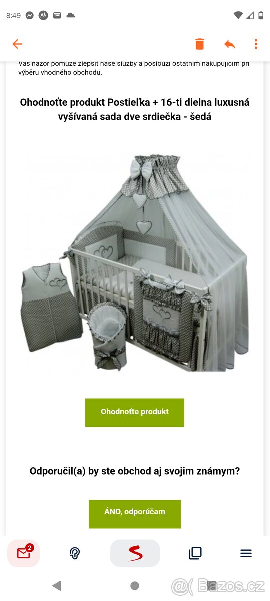 Detská drevena postylka - 16 dilna sada