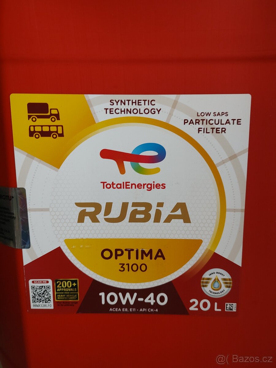 Total Rubia OPTIMA 3100 10W-40 - 25 L