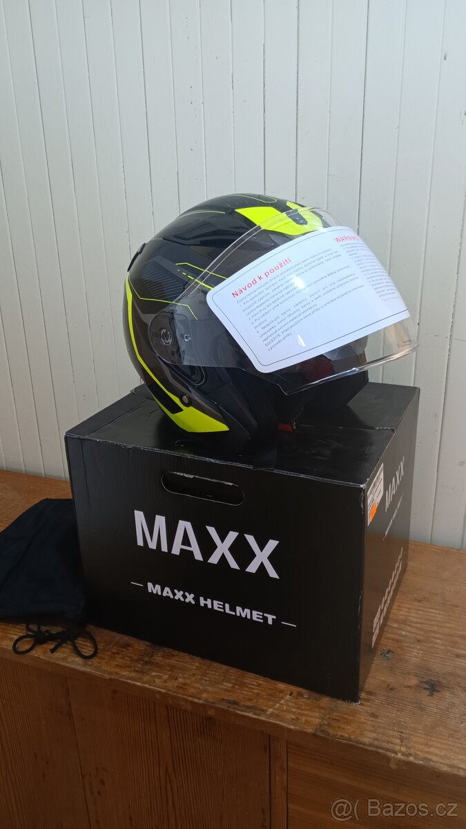 Motocyklová helma Maxx XXL - NOVÁ