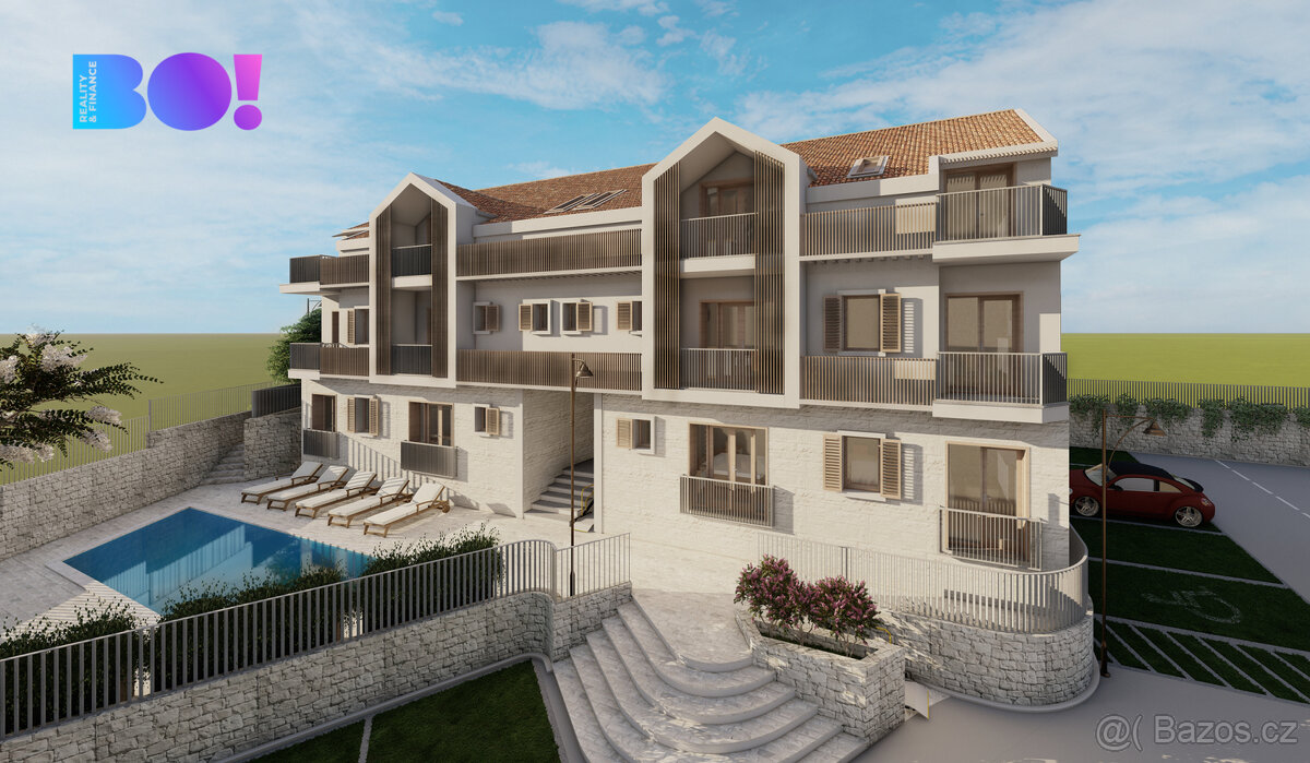 Prodej rekreačního apartmánu 2+kk, Risan, Černá Hora