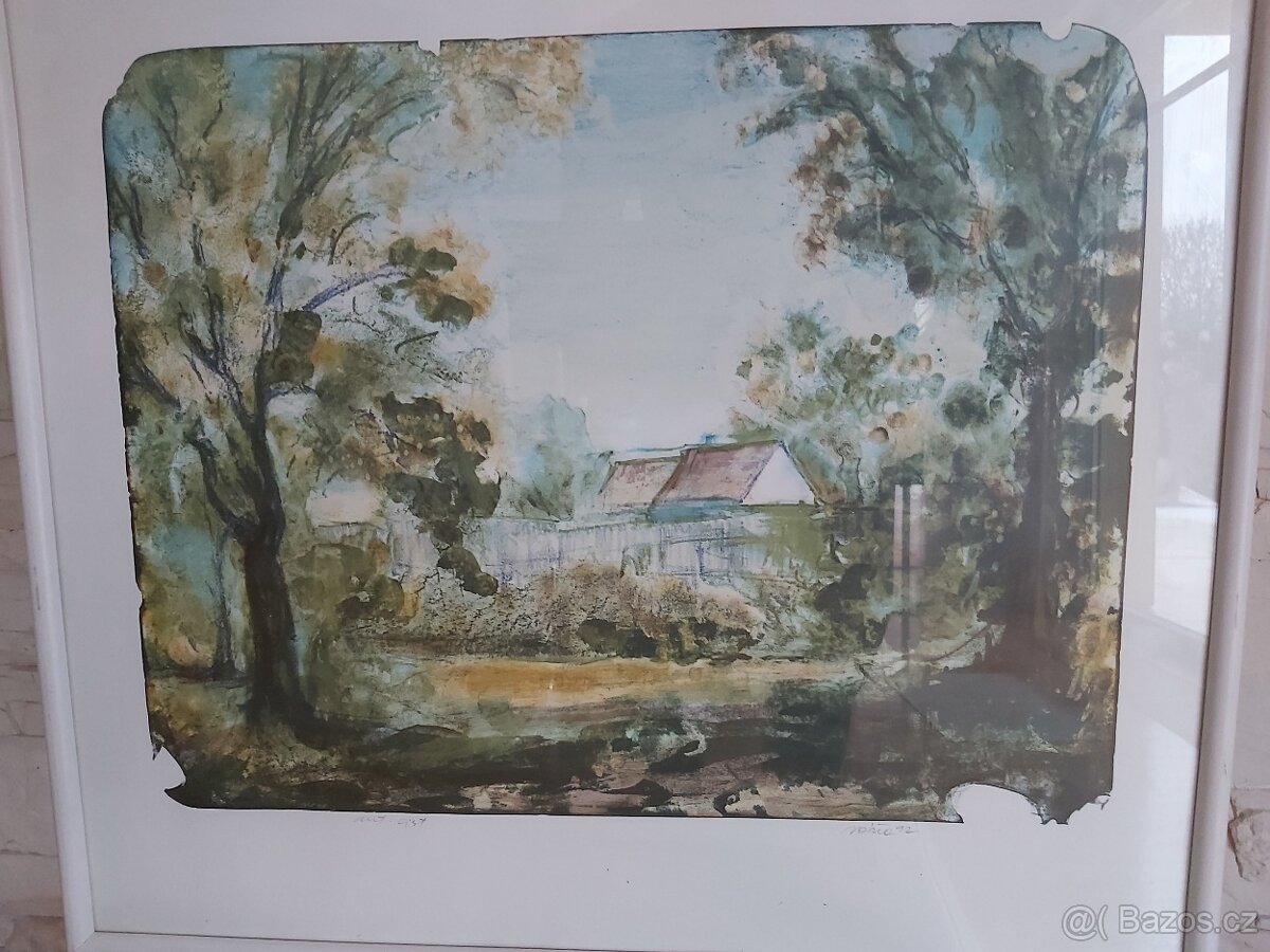 Váňa, litografie