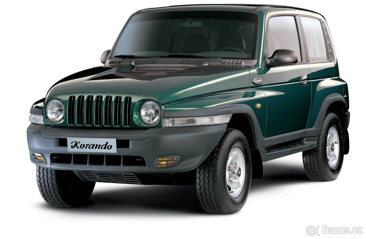 Korando 4x4, klima, tažné