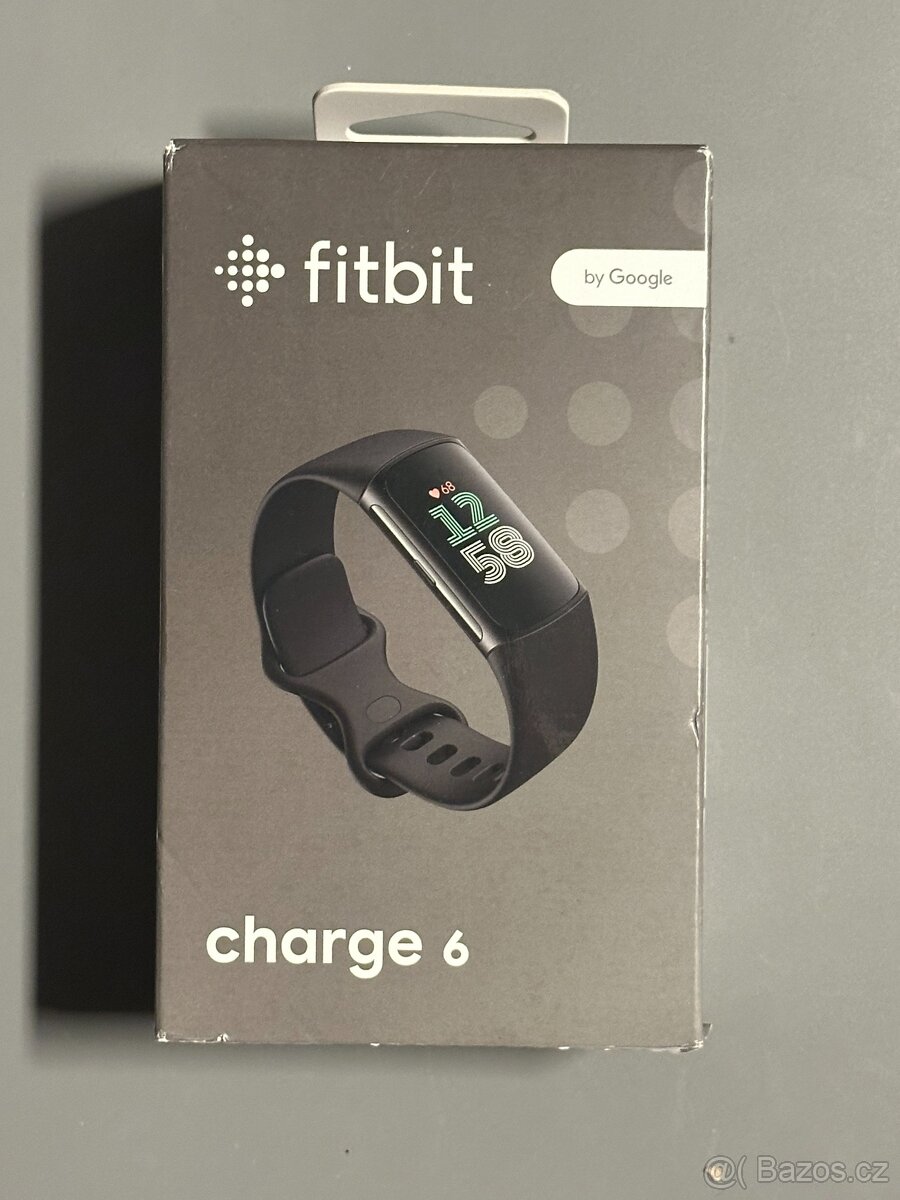 Nový chytrý náramek Fitbit Charge 6 černý, PC 3500,-
