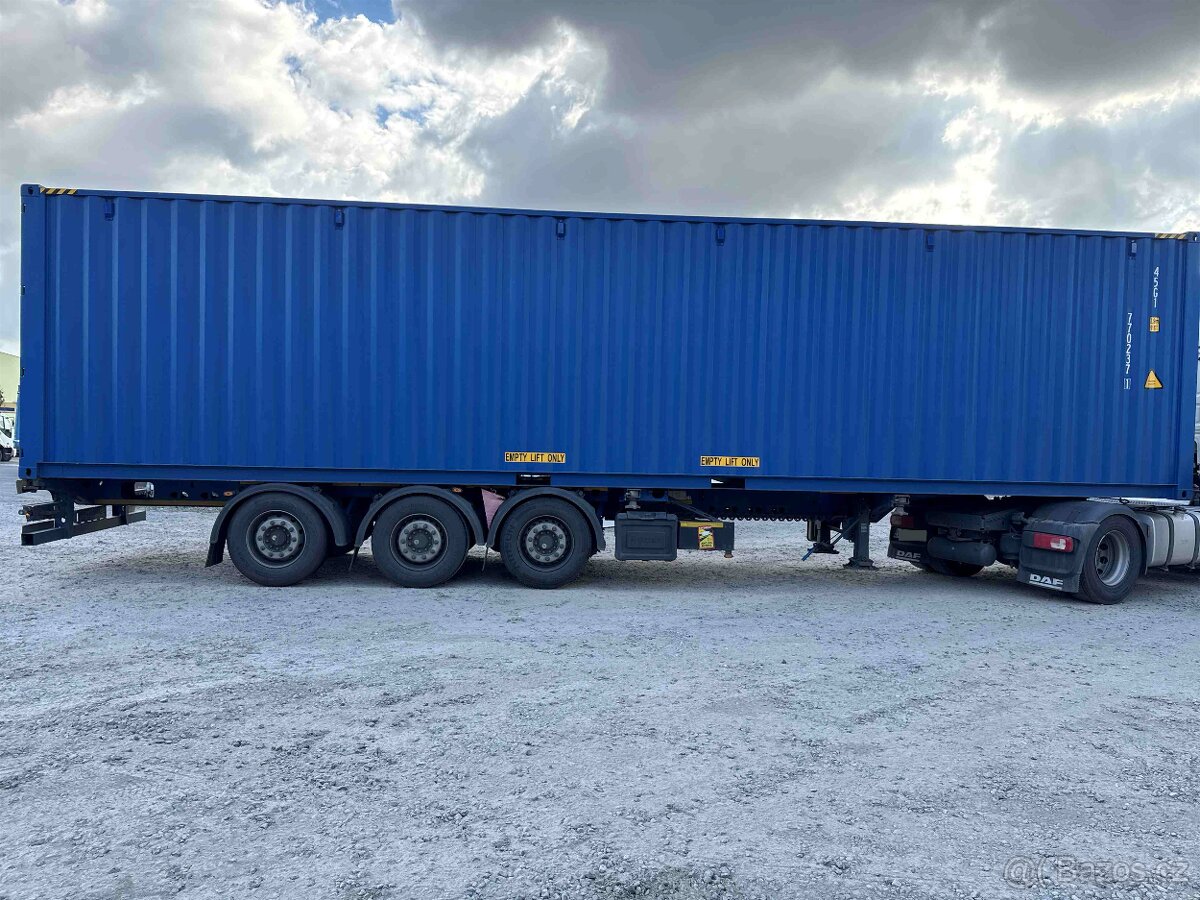 12m kontejner (40’) High Cube – po jedné cestě