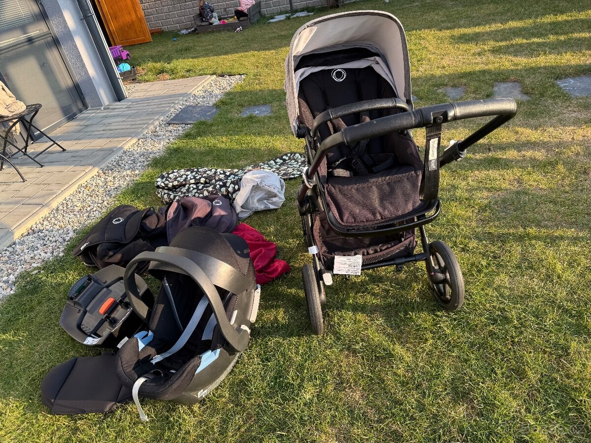 Bugaboo Fox 2 – 2v1 + Cybex Aton 5 + ISOFIX, bohatá výbava