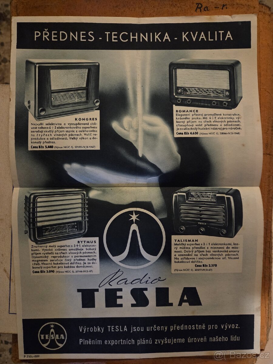 Prospekty / Brožury - Telefunken / Tesla