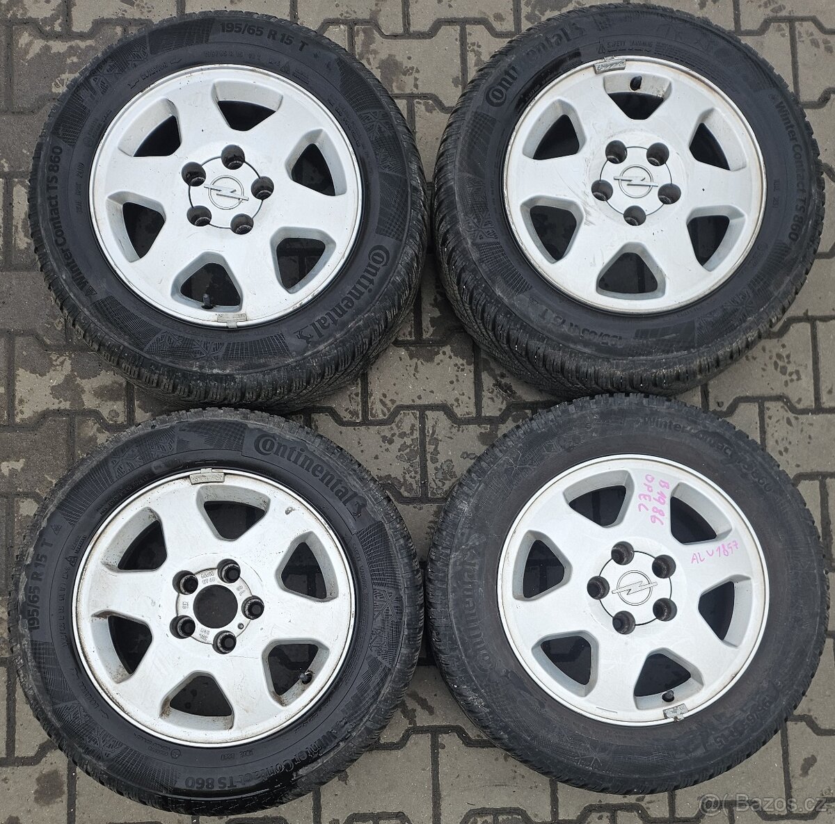 Prodám ALU kola Opel č. 1857