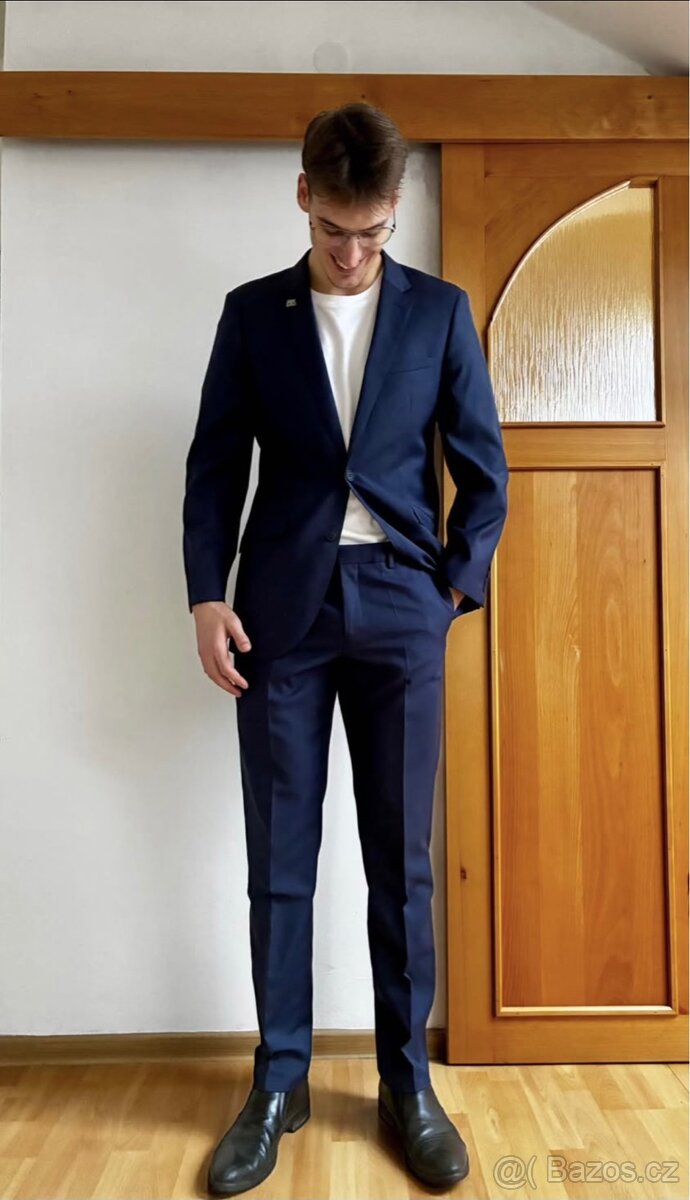 Pánský oblek BANDI 50/182 Tailored Fit