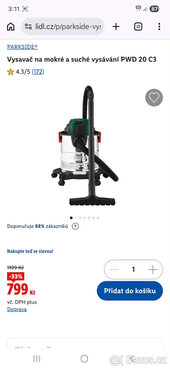 Filtrační sáčky PFT 20 A1 Parkside