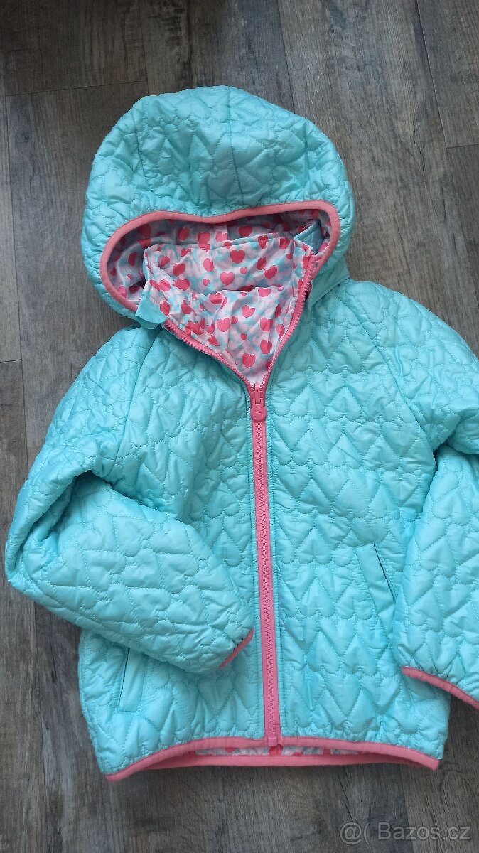 Oboustranná bunda vel.122 zn.H&M