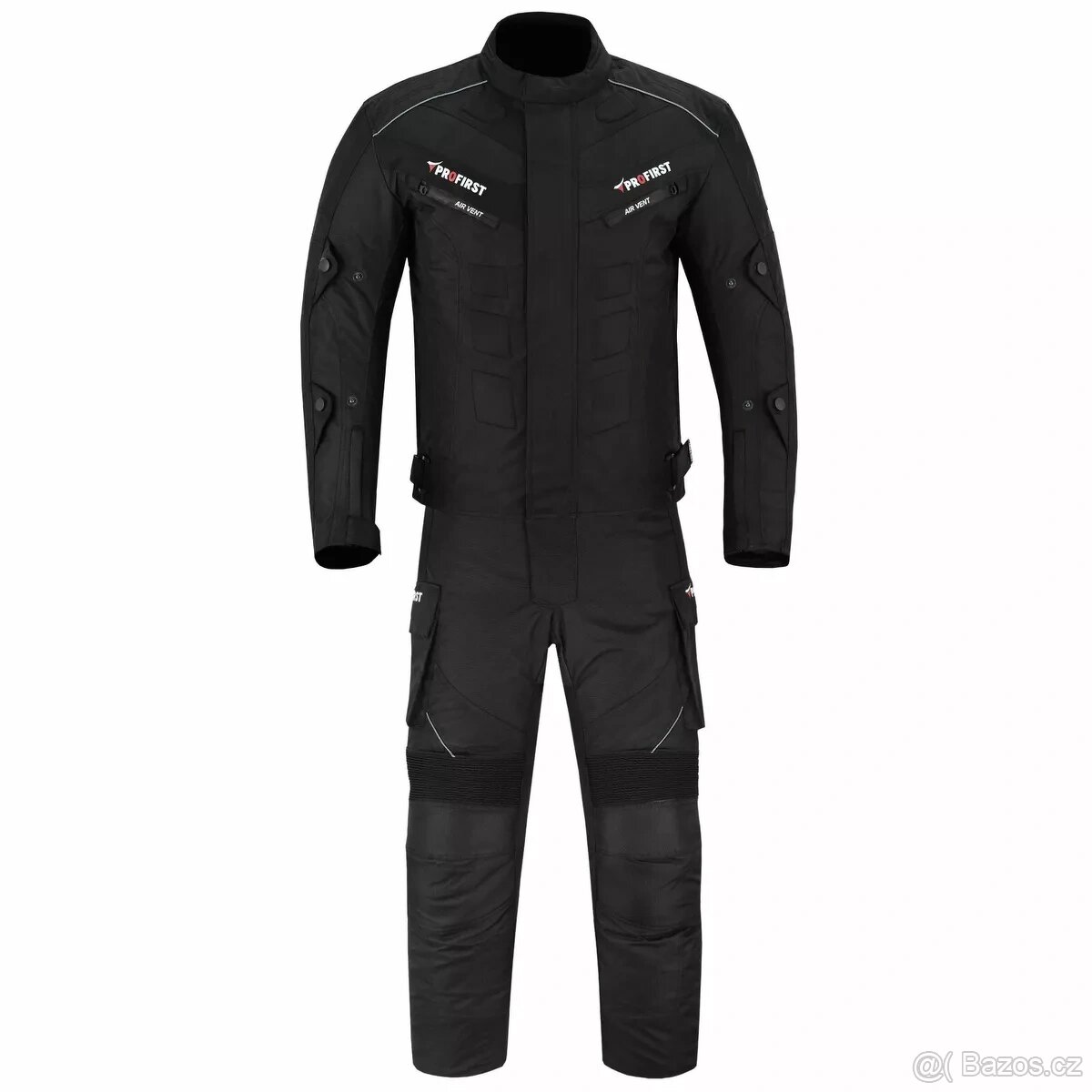 Moto Pánska Textilná Kombinéza Black
