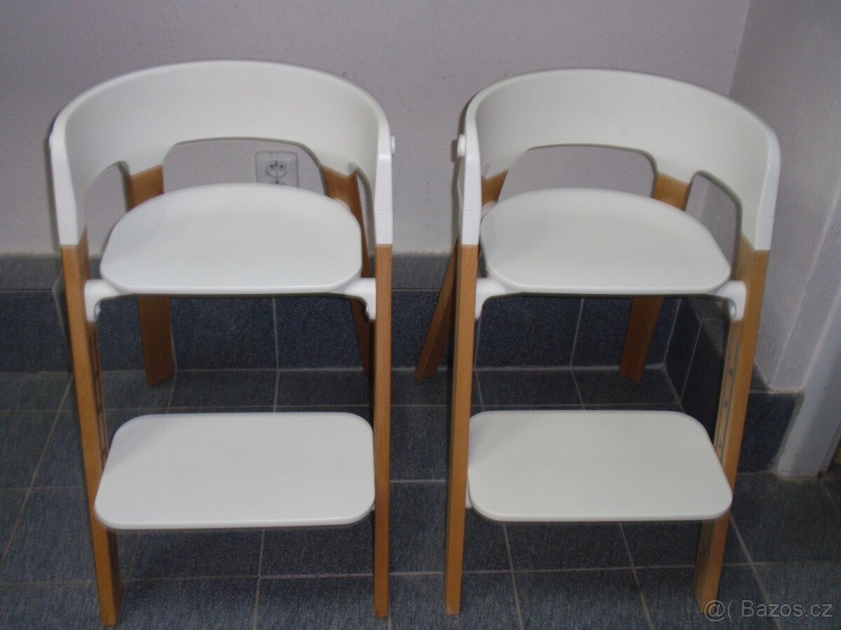 2 X SUPER ROSTOUCÍ ŽIDLIČKA STOKKE STEPS