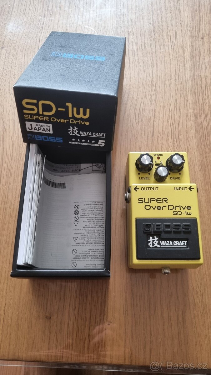Boss SD-1w super overdrive Waza Craft