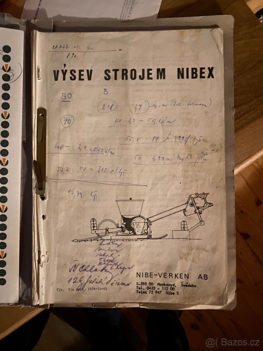 Nibex přesný secí stroj na zeleninu