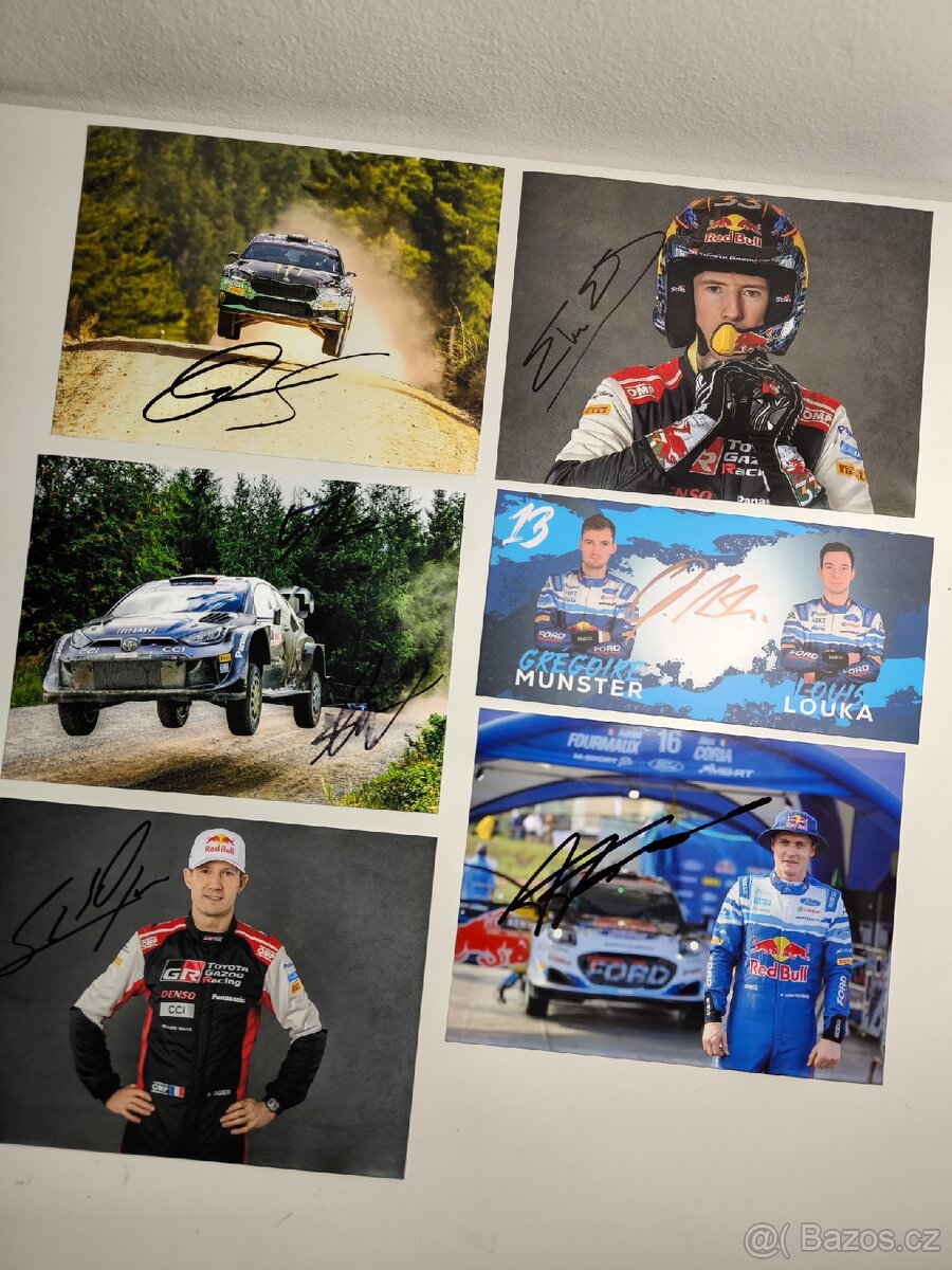 WRC rallye podpisy
