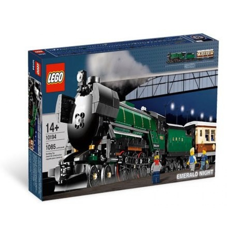Lego 10194 Emerald night + 2 vagony