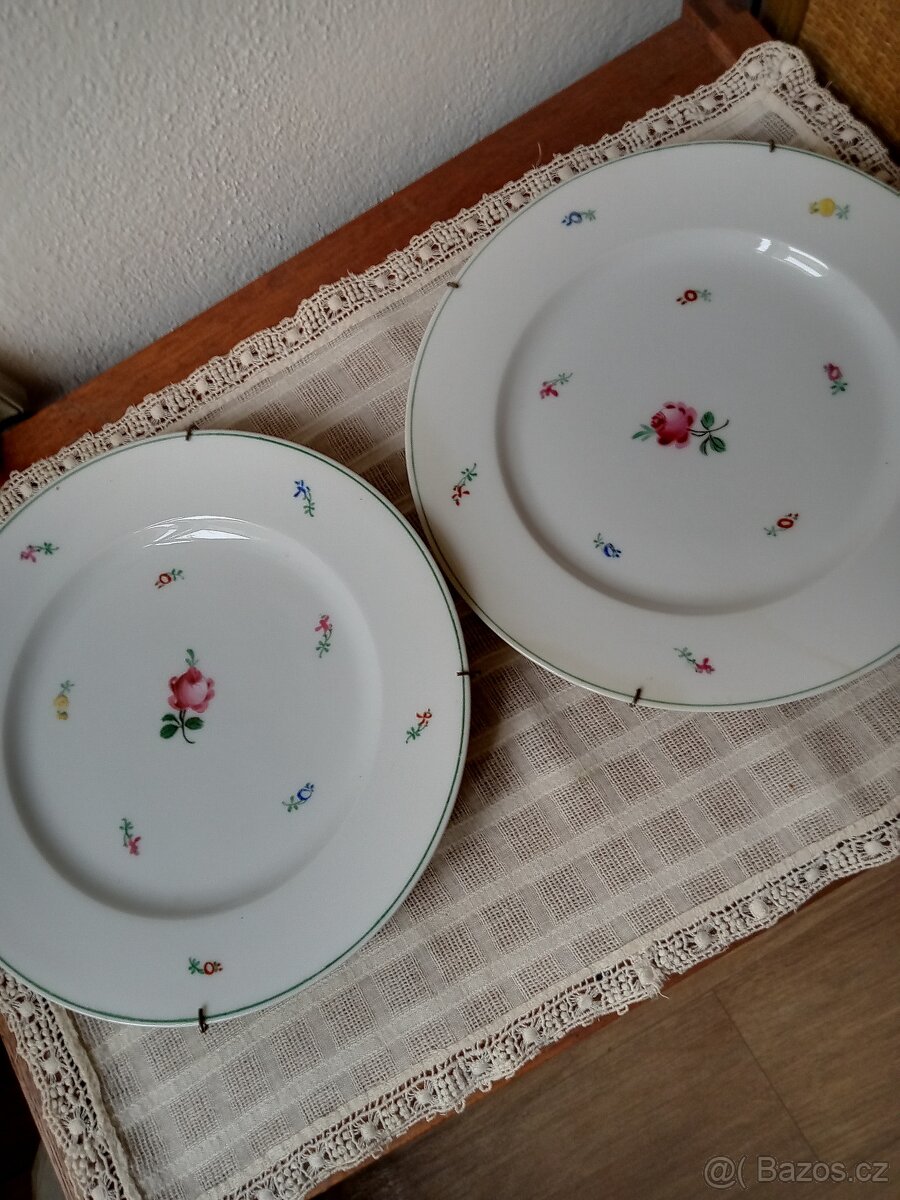 2 párové závěsné talíře - Pirkenhammer
