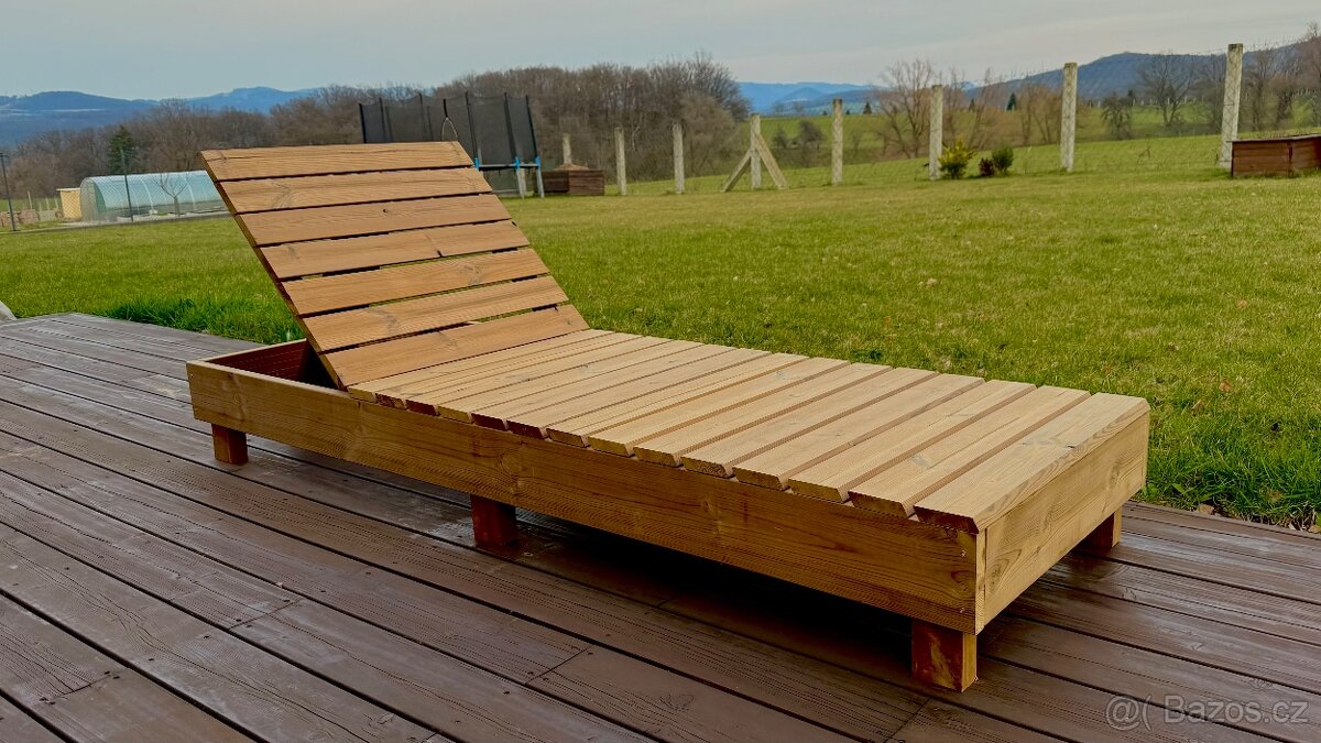 Zahradní lehátko thermowood