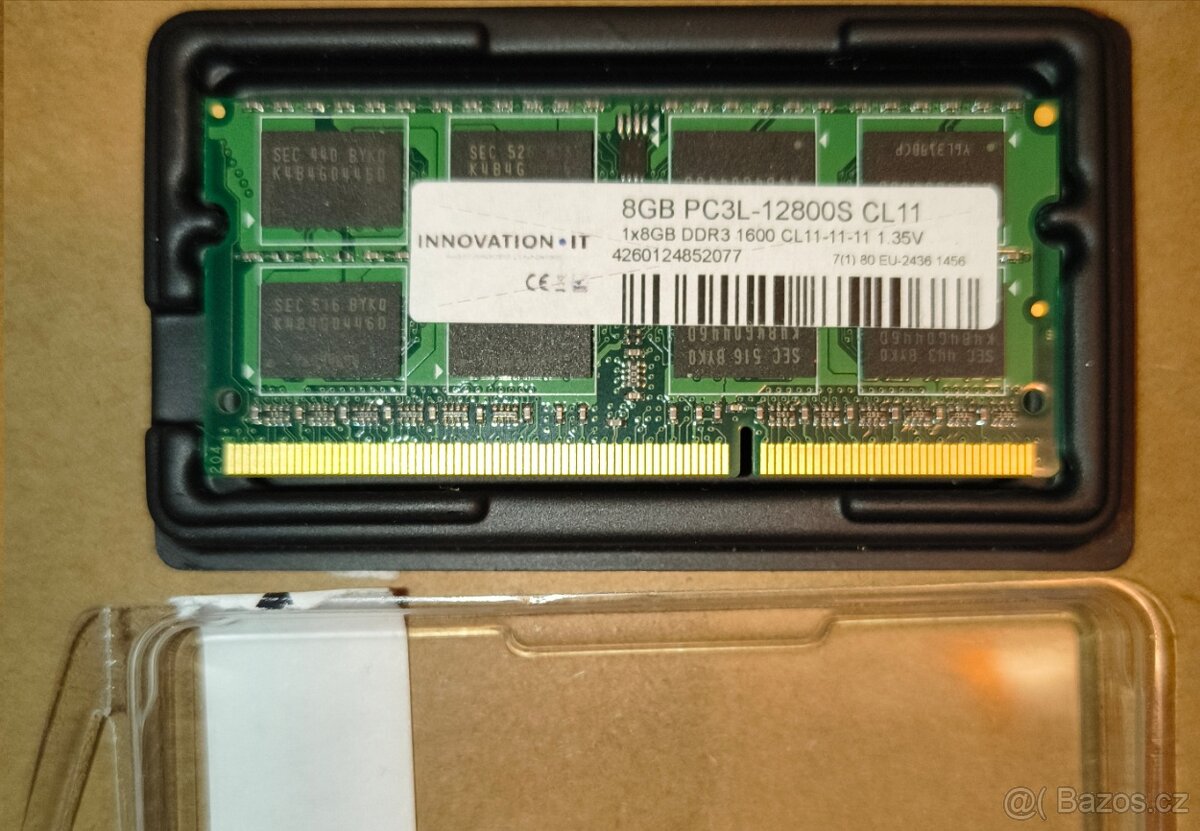 notebooková DDR3L 8 GB