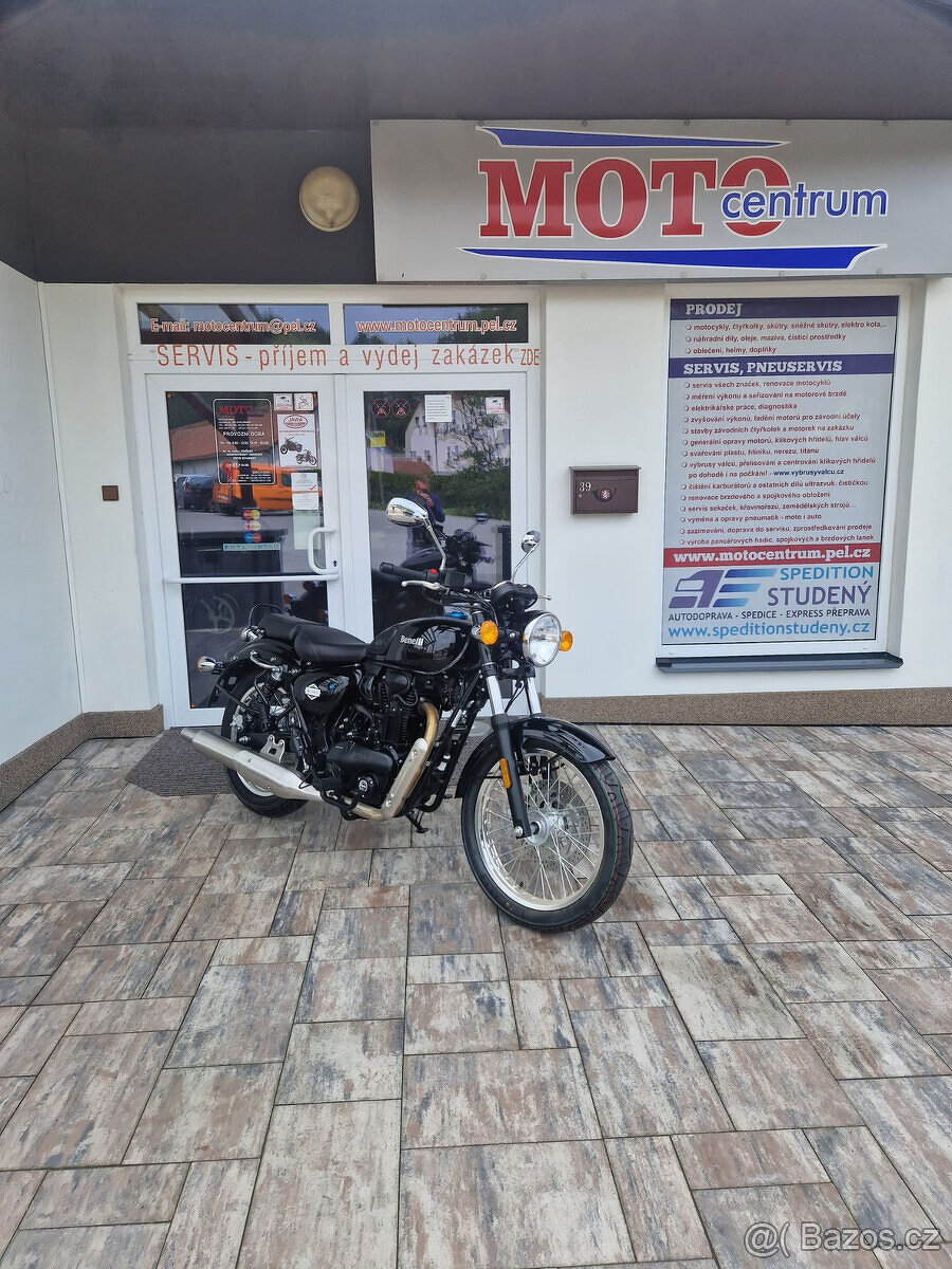 Benelli 400 Imperiale E5 - nový stroj, záruka, DPH, AKCE
