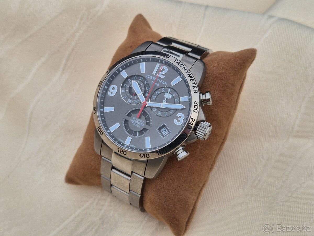 Certina DS Podium Chronograph GMT TITAN - Full set (2019)