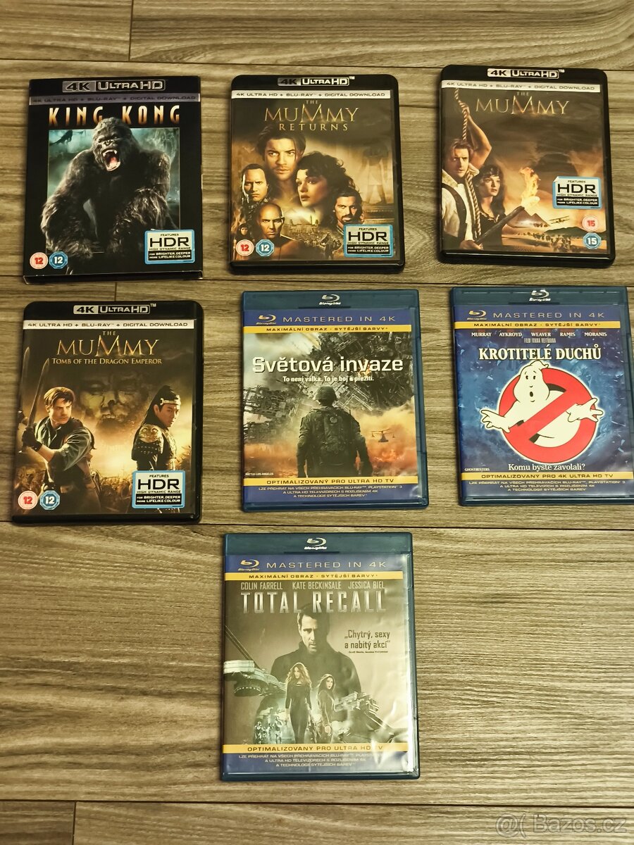 4K Blu-ray filmy
