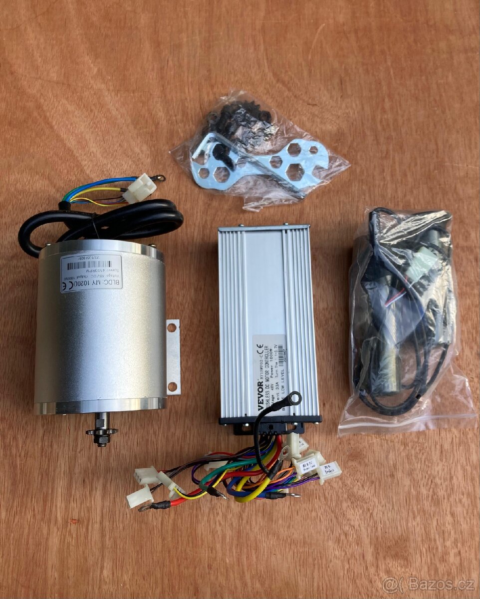 BLDC motor 1800W 48V s jednotkou a příslušenstvím
