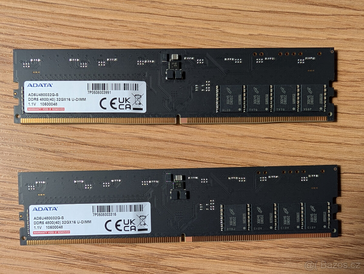 DDR5 2x 32GB 4800MHz
